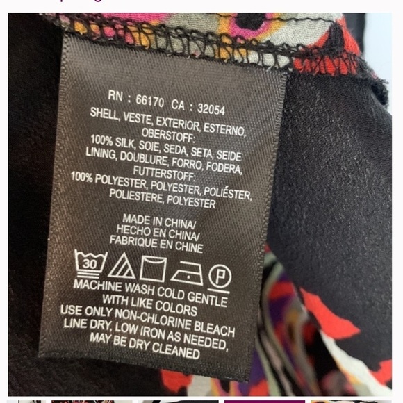 Anthropologie HD in Paris Moonset Asymmetrical
Silk Tank paisley pattern print - Picture 7 of 7